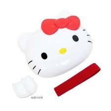 Hello Kitty Die Cut Band Lunch Box (Red
Ribbon)