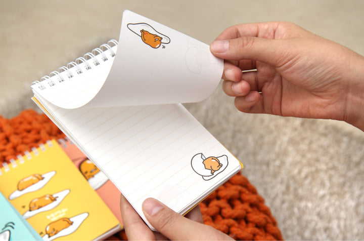 Gudetama Mini Wirebound Notepad