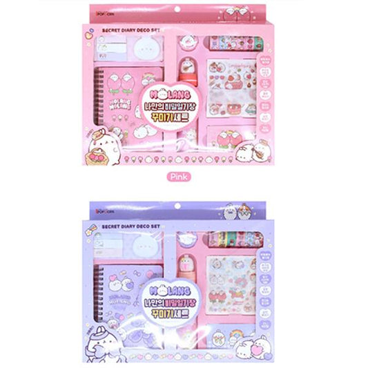 Molang Secret Diary Decoration Set