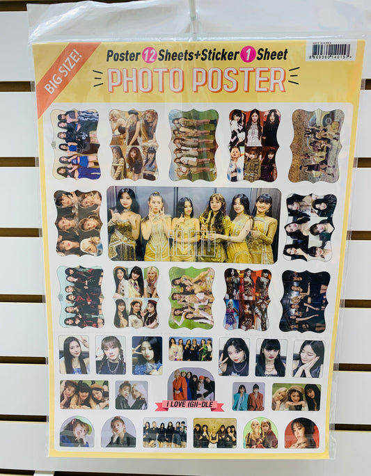 K Pop (G)I-DLE Big Posters