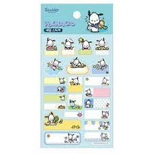 Sanrio Characters Name Stickers