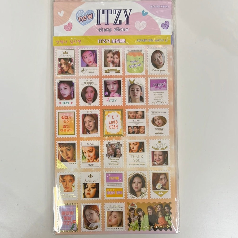 Itzy Stamp Sticker Set