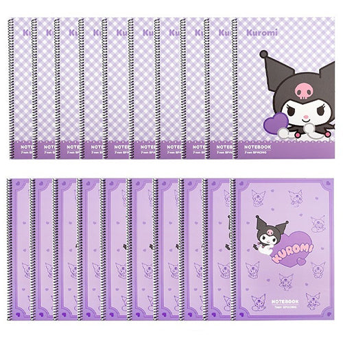 Sanrio Characters One Ring Notebook - Kuromi