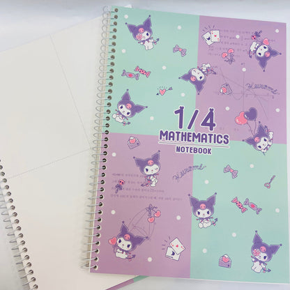 Kuromi 4 Division Notebook 1