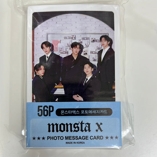 Monsta X  56P Photo Message Card