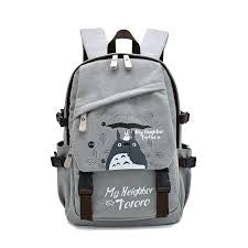 Totoro Canvas Backpack