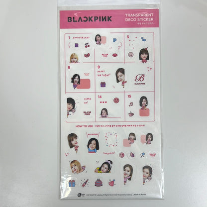 Blackpink Transparent Deco Sticker