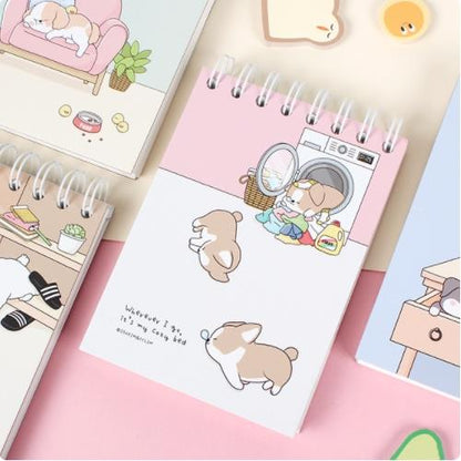 Lazy Dog Small Notebook