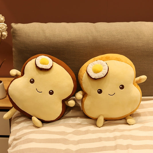 Toast With Egg Headband Plush