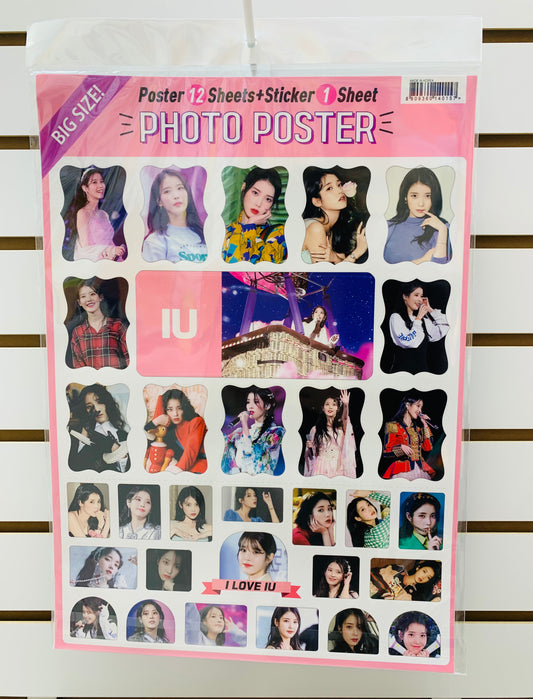 K Pop IU Big Posters