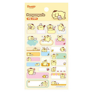 Sanrio Characters Name Stickers