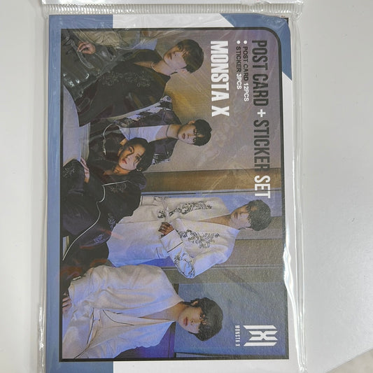 Monsta X Post Card 12pcs + Sticker Set 3pcs