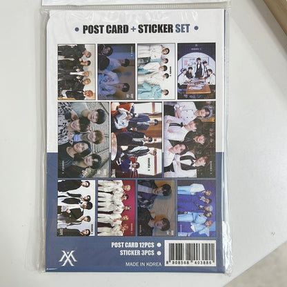 Monsta X Post Card 12pcs + Sticker Set 3pcs