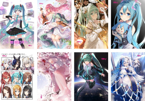 Hatsune Miku Poster Set