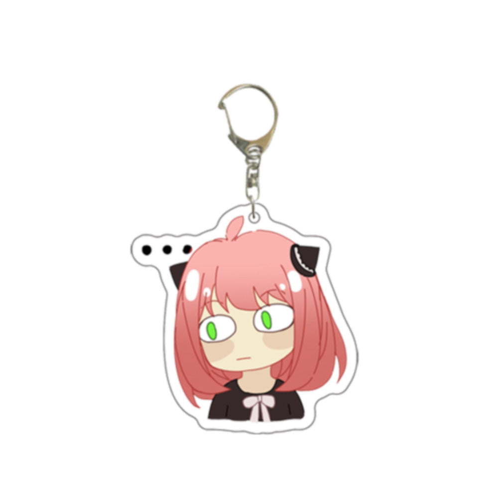 Spy Family Acrylic Pendant Keychain