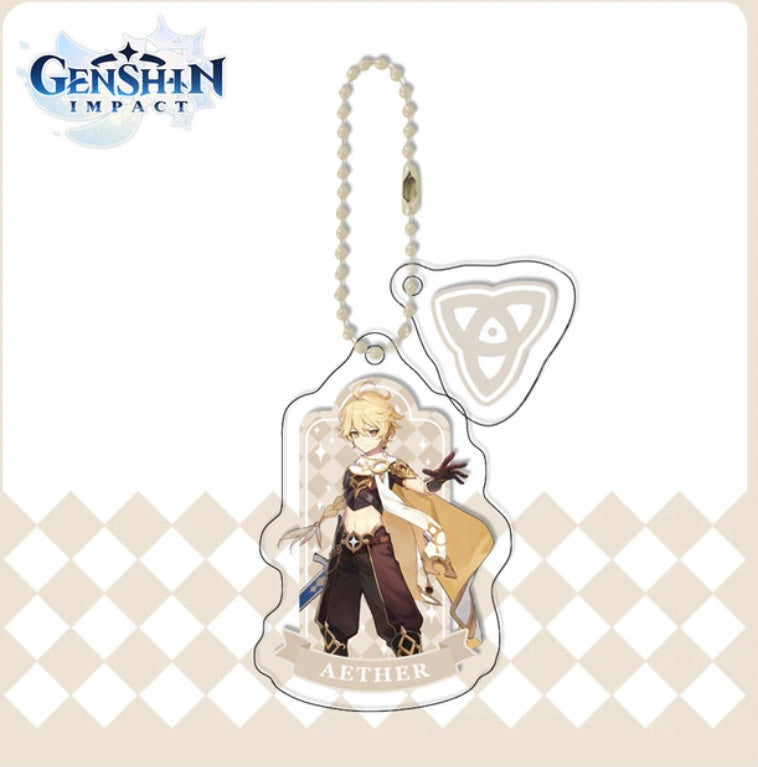 Genshin Impact Plastic Keychain