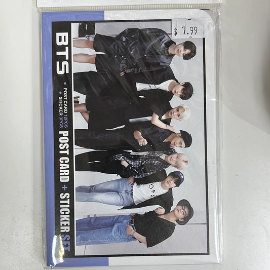 BTS Post Card 12pcs + Sticker Set 3pcs