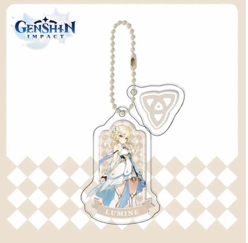 Genshin Impact Plastic Keychain