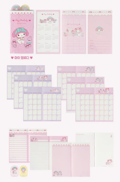 Sanrio My Schedule Book Clip Diary