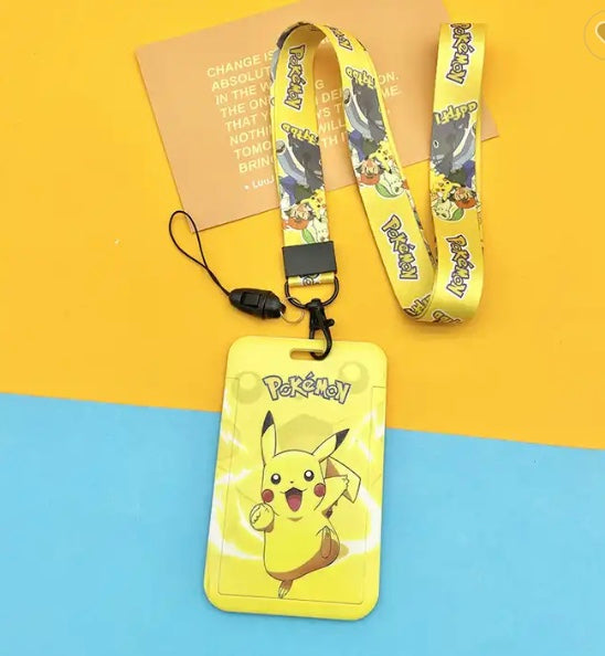 Pikachu Lanyard With Tag