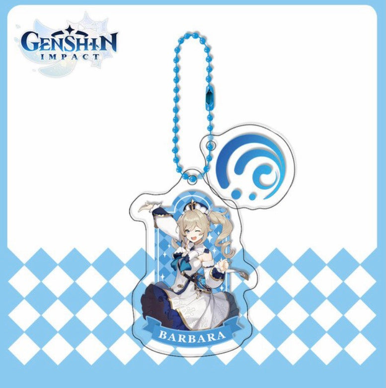 Genshin Impact Plastic Keychain