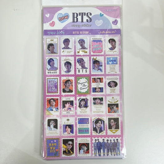 BTS Stamp Sticker Set