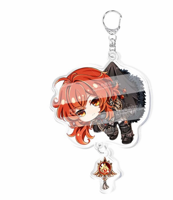 Genshin Impact Acrylic Keychain