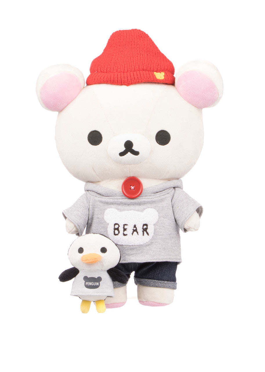 Korilakkuma Bear Hoodie Plush