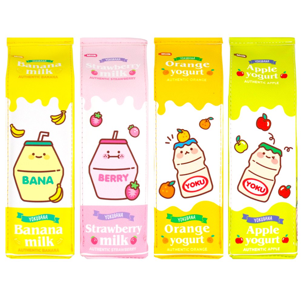 Yokubana Milk Pencil Case