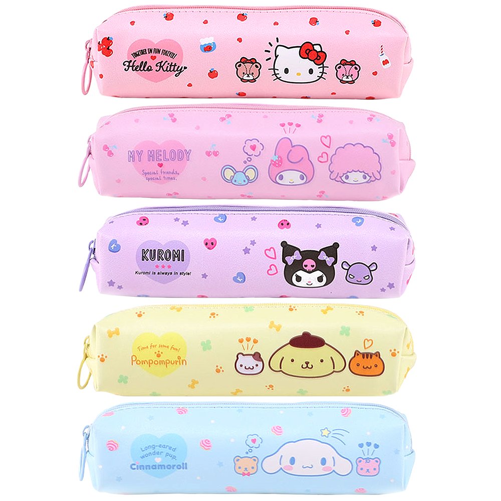 Sanrio Characters Slim Rectangular Pencil Case