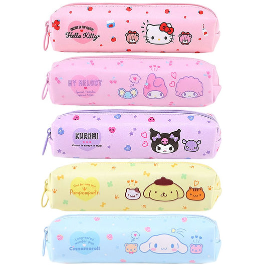 Sanrio Characters Slim Rectangular Pencil Case