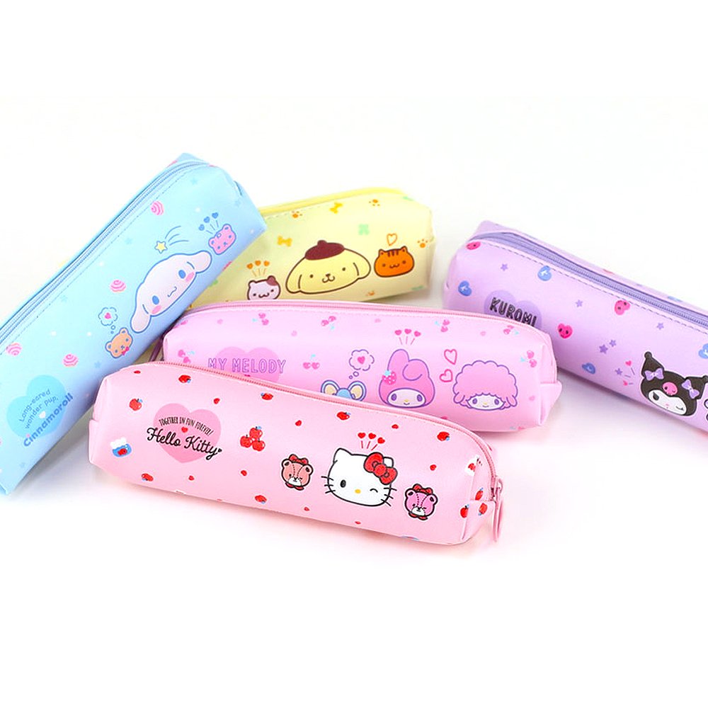 Sanrio Characters Slim Rectangular Pencil Case