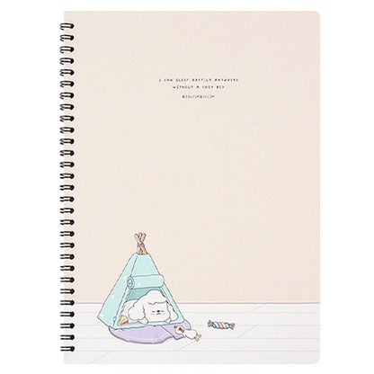 Sleeping Dog 10" Spiral Ruled Notebook