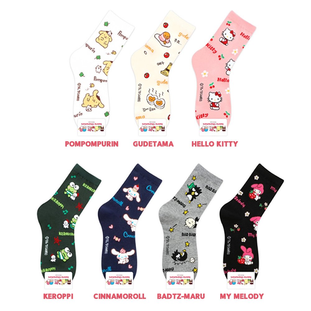 Sanrio Characters Sneaker Socks