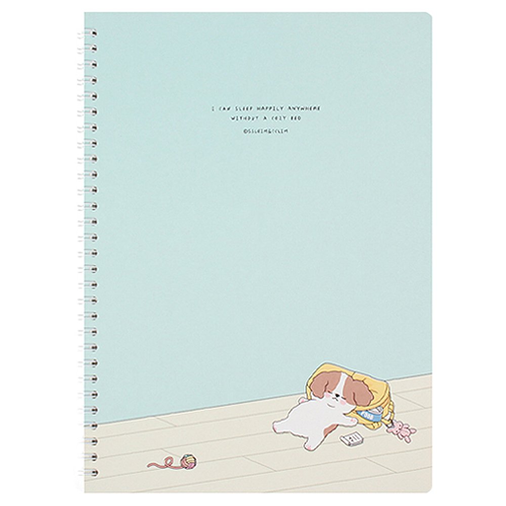 Sleeping Dog 10" Spiral Ruled Notebook