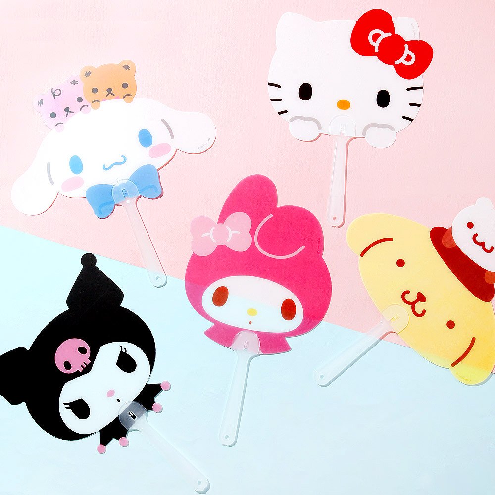 Sanrio Face Shaped Handy Fan