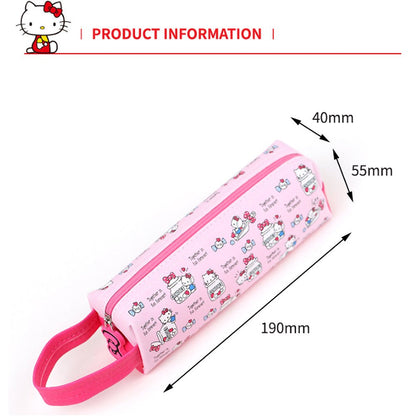 Hello Kitty Rectangular Pencil Pouch With Handle