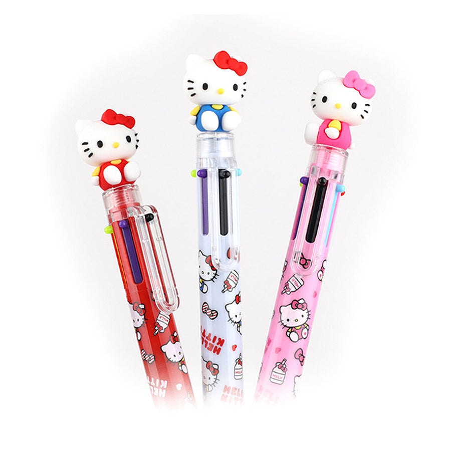 Sanrio Hello Kitty Ballpoint Pen w/Hello Kitty Figure