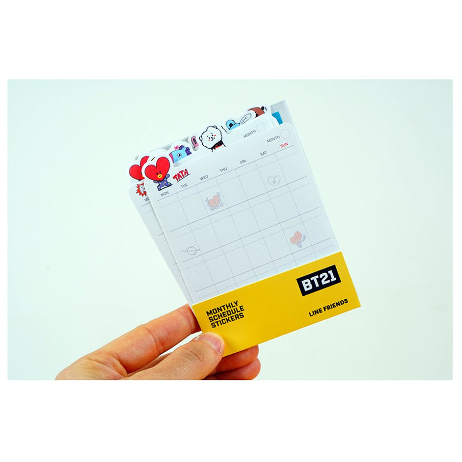 BT21 Monthly Diary Sticker