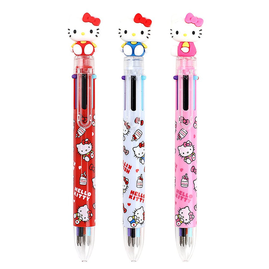 Sanrio Hello Kitty Ballpoint Pen w/Hello Kitty Figure