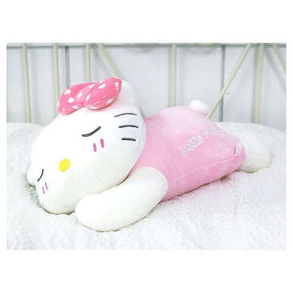 HELLO KITTY PASTEL LYING DOWN SLEEPING PLUSH