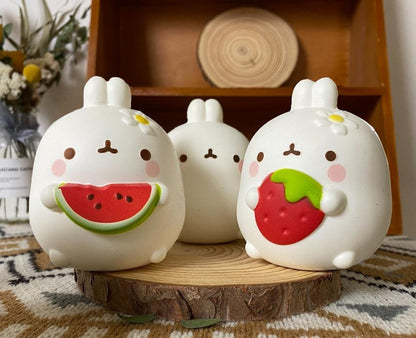 Molang and Piu Piu Squishy Hand Toy / Cake Toppers