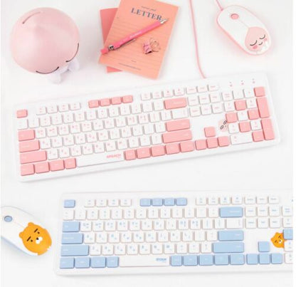 Kakao Friends Wired Keyboard and Mouse