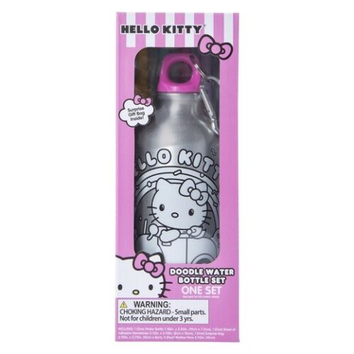 Sanrio Hello Kitty Doodle Water Bottle Set